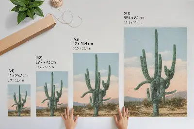 Póster Cactus grande (ca. 1928) de artista anónimo