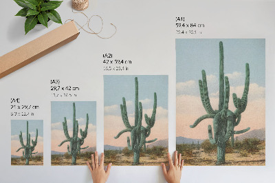 Póster Cactus grande (ca. 1928) de un artista anónimo