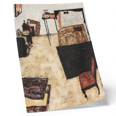 Póster El salón de Schiele en Neulengbach (1911), de Egon Schiele.