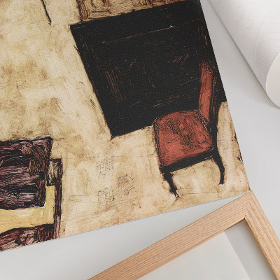 Póster El salón de Schiele en Neulengbach (1911), de Egon Schiele.