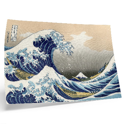 Póster La gran ola de Kanagawa (1760-1849) de Hokusai – Grabado japonés ukiyo-e en madera