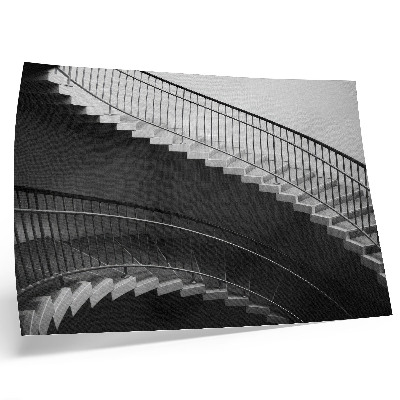 Lámina para cuadro Elegancia en blanco y negro, formas modernas