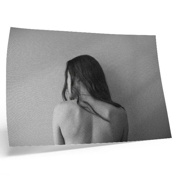 Lámina para cuadro El encanto minimalista de las figuras en monocromo
