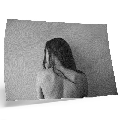 Lámina para cuadro El encanto minimalista de las figuras en monocromo
