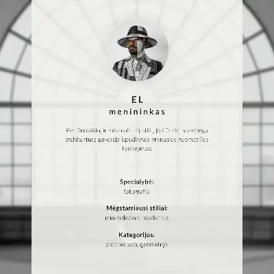Lámina para cuadro con arquitectura moderna de líneas minimalistas