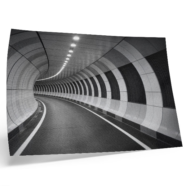 Arte de pared Túnel espacial geométrico moderno