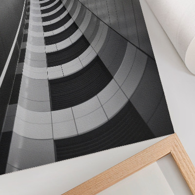 Arte de pared Túnel espacial geométrico moderno