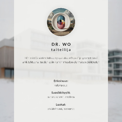 Póster Paisaje invernal, arquitectura clásica, ambiente navideño