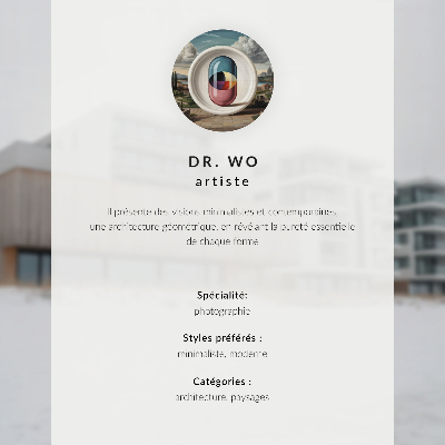 Póster Paisaje invernal, arquitectura clásica, ambiente navideño