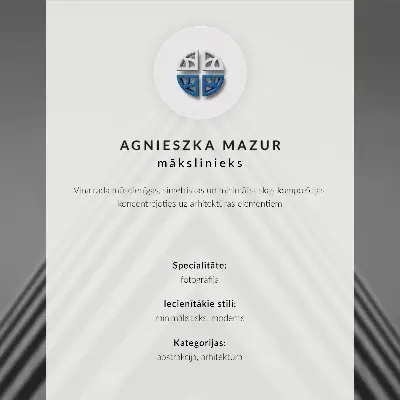 Lámina para cuadro con diseño de simetría, líneas y composición dinámica en monocromo