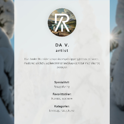 Póster Un paisaje tranquilo con una cascada y montañas.