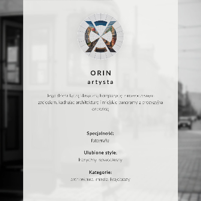Arte de pared Una ciudad nocturna con una arquitectura majestuosa.