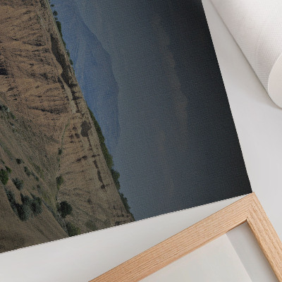 Póster Vastos valles, acantilados, montañas, paisaje natural