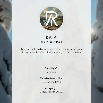 Póster de cielo dinámico sobre un océano en calma