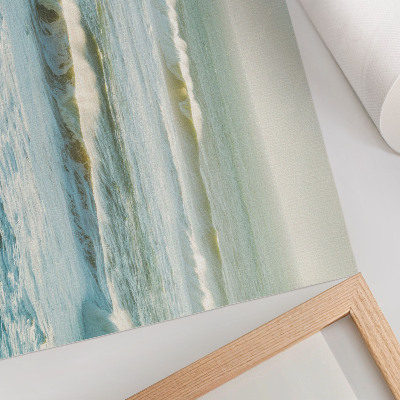 Póster Mar, olas, hombre, costa, naturaleza, dinámica
