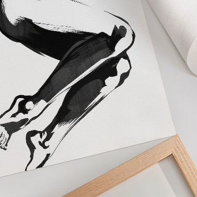 Arte de pared Abstracciones en blanco y negro, armonía y modernidad