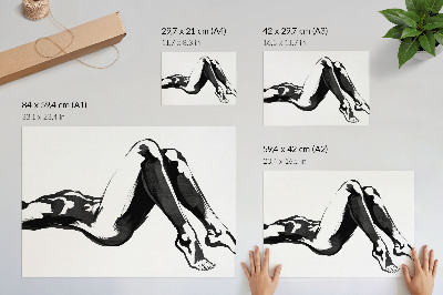 Arte de pared Abstracciones en blanco y negro, armonía y modernidad