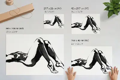 Arte de pared abstracciones en blanco y negro con diseño moderno y armonioso