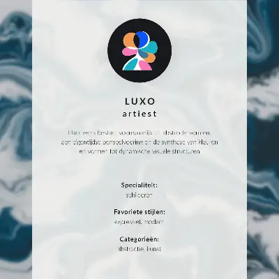Póster con patrón dinámico de líneas beige y negras