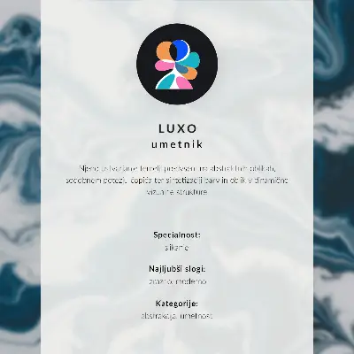 Póster con patrón dinámico de líneas beige y negras
