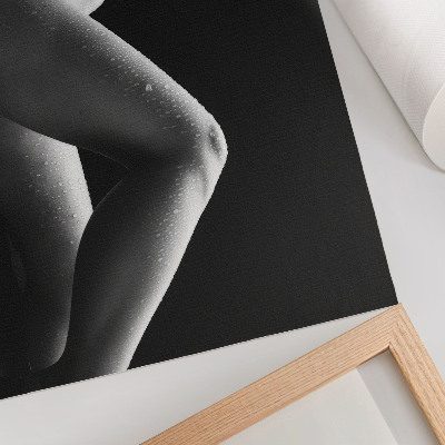 Póster Estética en blanco y negro con una composición armoniosa.