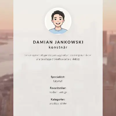 Lámina para cuadro de palmeras, lago y rascacielos bajo un cielo turquesa