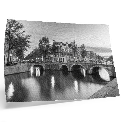 Arte de pared Puentes elegantes, arquitectura clásica, canales.