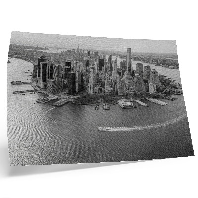 Póster Panorama moderno de los rascacielos de la ciudad