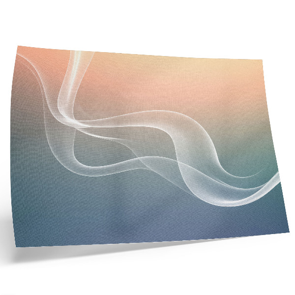 Póster Ondas pastel, sutil elegancia, armonía