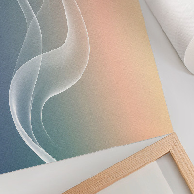 Póster Ondas pastel, sutil elegancia, armonía