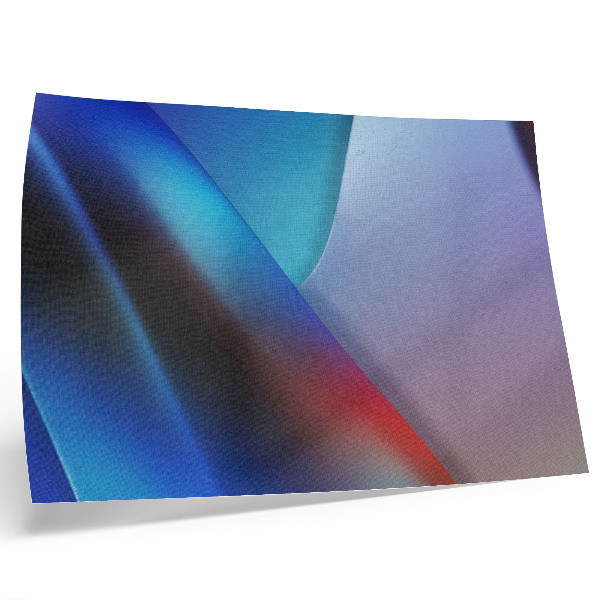 Póster Transiciones difuminadas en tonos azul oscuro y morado