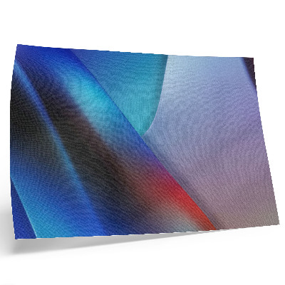 Póster Transiciones difuminadas en tonos azul oscuro y morado