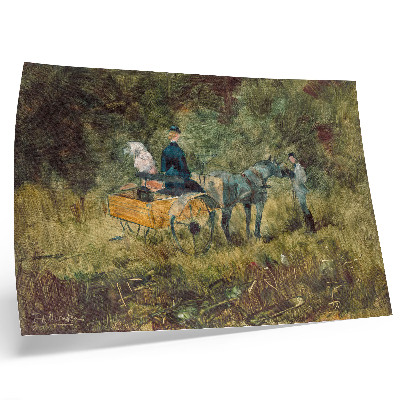 Lámina para cuadro La Trampa (1880), pintura de alta resolución de Henri de Toulouse-Lautrec.