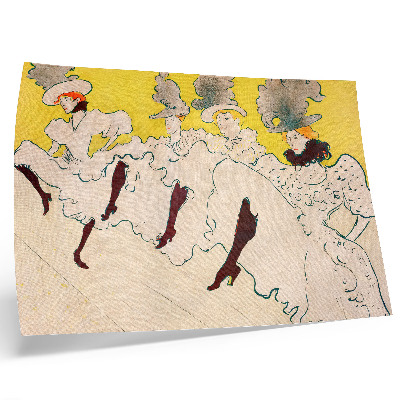Arte de pared La compañía de Mademoiselle Eglantine (1896) impresión de alta resolución de Henri de Toulouse-Lautrec