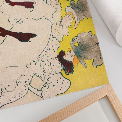 Arte de pared La compañía de Mademoiselle Eglantine (1896) impresión de alta resolución de Henri de Toulouse-Lautrec