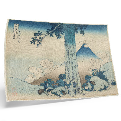 Póster Carretera de Mishima en la provincia de Kai. Original del Instituto de Arte de Minneapolis.