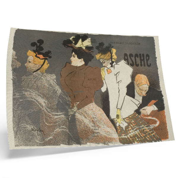 Póster Asche de Théophile-Alexandre Pierre Steinlen