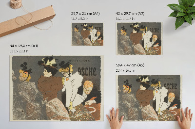 Póster Asche de Théophile-Alexandre Pierre Steinlen