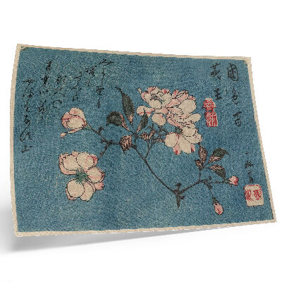 Póster Grabado en madera (nishiki-e); tinta y color sobre papel de Utagawa Hiroshige.