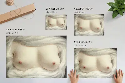Arte de pared reproducción de la obra Los senos de una mujer al descubierto la belleza revelada de 1828 por Sarah Goodridge