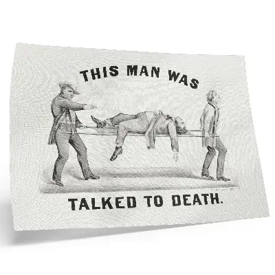 Lámina para cuadro ilustración de archivo de Este hombre fue aturdido hasta la muerte (1873)