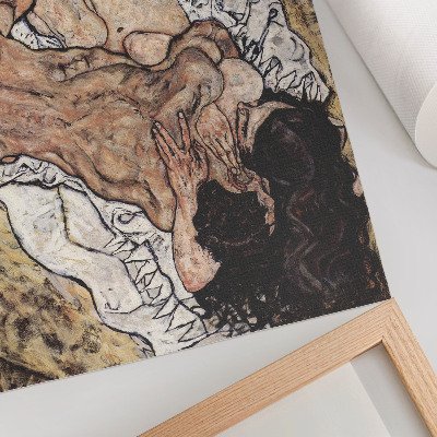 Lámina para cuadro El abrazo (1917) de Egon Schiele