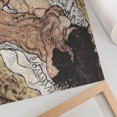 Lámina para cuadro El abrazo (1917) de Egon Schiele lámina para cuadro