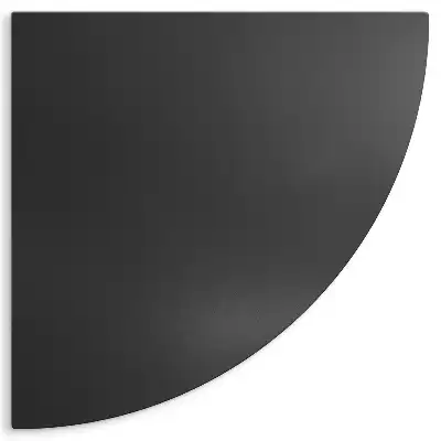 Plancha de acero para barbacoa cuarto de círculo de 100x100 cm