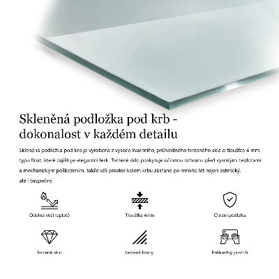 Placa protección suelo estufa hexagonal transparente