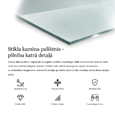 Placa protección suelo estufa hexagonal transparente