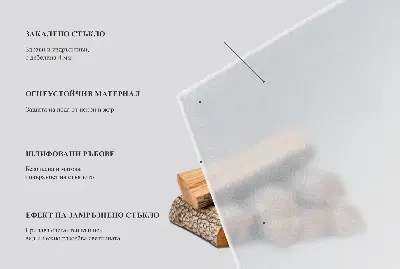 Placa de protección para suelo de estufa redonda y semitransparente
