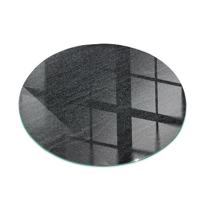 Placa protectora suelo estufa redonda Textura de piedra natural