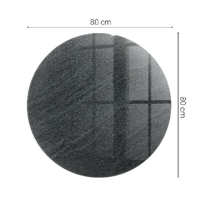 Placa protectora suelo estufa redonda Textura de piedra natural