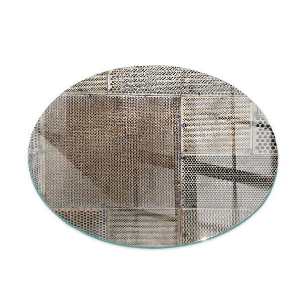 Placa protectora suelo estufa redonda Patrón de chapa perforada